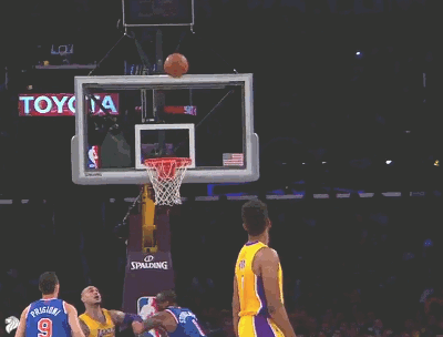 Lakers-Player-Celebrates-Too-Early-In-Cringe-Worthy-Moment-Shooting-a-3-Pointer.gif