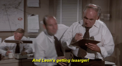 Leon Airplane The Movie GIF - Leon Airplane The Movie Getting Larger GIFs