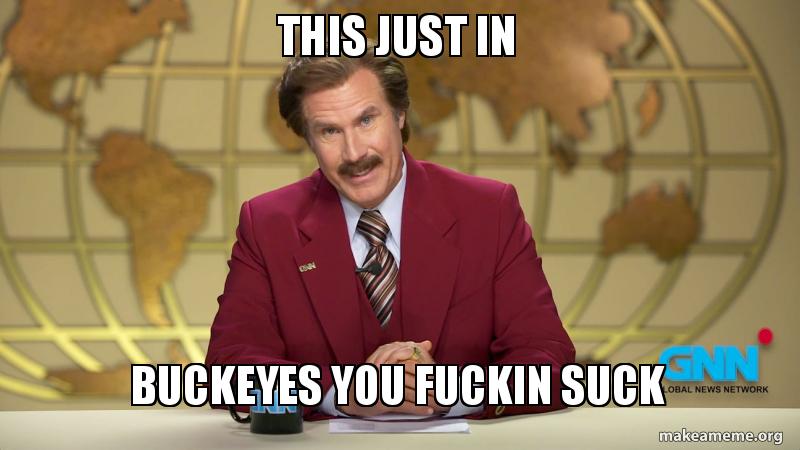 Image result for buckeyes suck