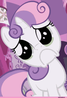 Mlp Sweetie Belle GIF - Mlp Sweetie Belle Sad Eyes GIFs
