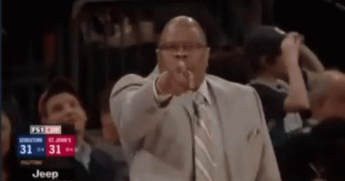 Patrick Ewing Come Here GIF - PatrickEwing ComeHere GIFs