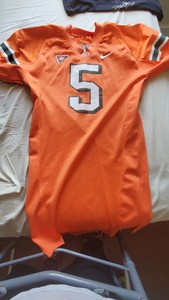 Nike Game Worn Edgerrin James Miami Hurricanes Autographed Jersey Size 48! 