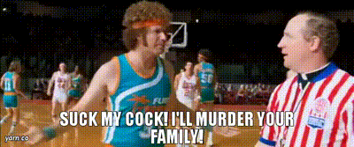 YARN | Suck my cock! I'll murder your family! | Semi-Pro (2008) | Video gifs  by quotes | f929047e | 紗