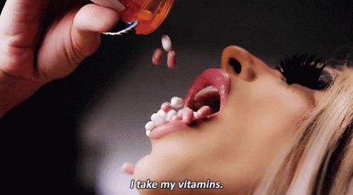 Swallowing Vitamin GIF - Swallowing Vitamin Pills - Discover & Share GIFs