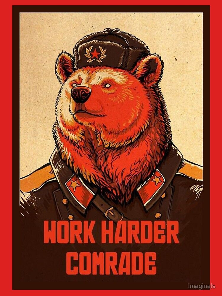 Work Harder Comrade T-shirt by Imaginals , #sponsored, #Harder, #Work,  #Comrade, #Imaginals #Ad | Propaganda art, Soviet art, Art