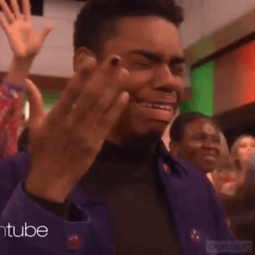 Laugh Cry GIF - Laugh Cry Happy - Discover & Share GIFs