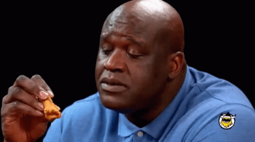 Shaq Hot Wings GIF - Shaq Hot Wings Funny - Discover & Share GIFs