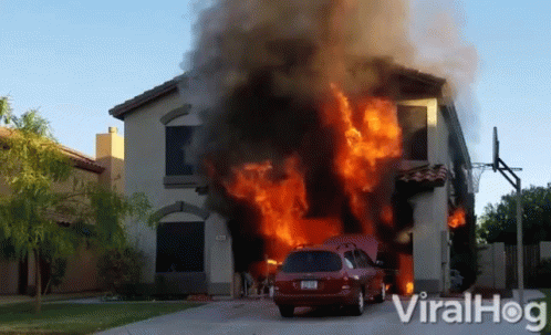 House Fire Burning GIF - House Fire Burning On Fire - Discover & Share GIFs