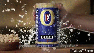Image result for fosters beer gif