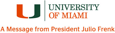 A Message from President Julio Frenk