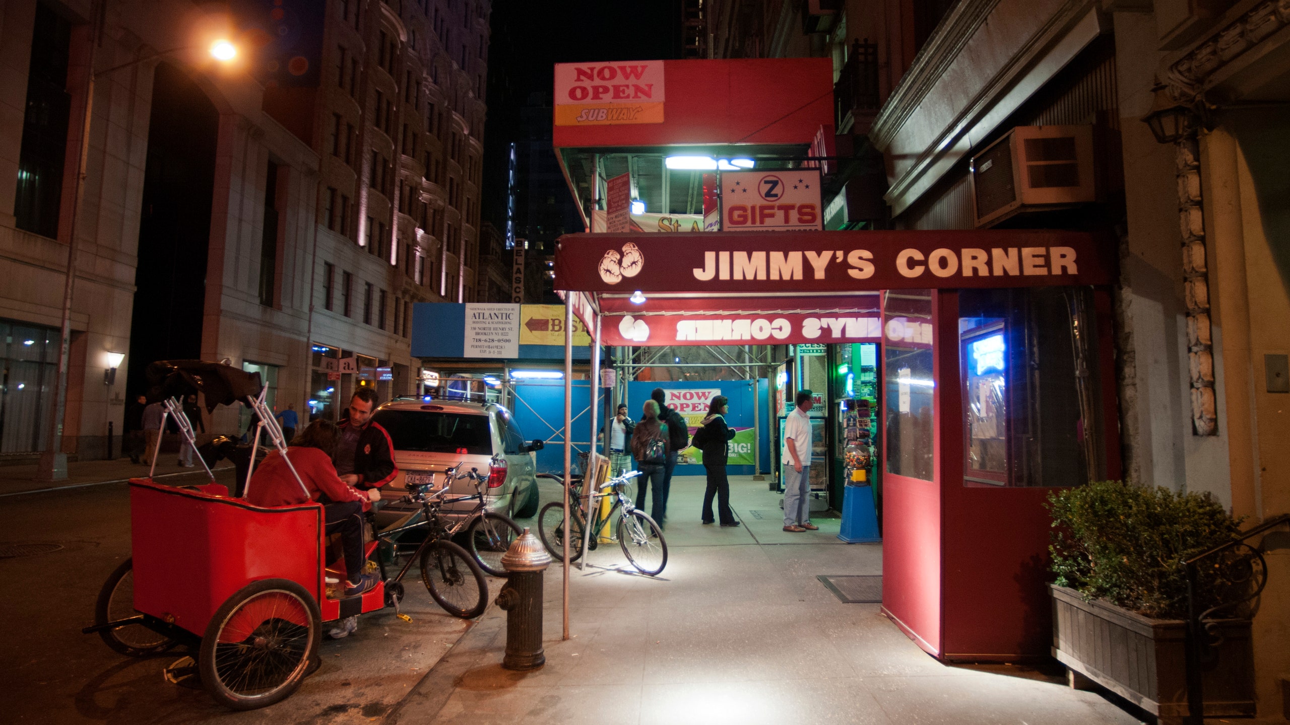 Jimmy's Corner Restaurant. New York. Midtown West. 