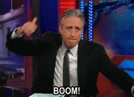 The Daily Show Boom GIF