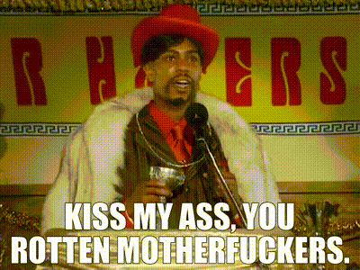 YARN | kiss my ass, you rotten motherfuckers. | Chappelle's Show (2003) -  S01E09 Music | Video gifs by quotes | 99392453 | 紗